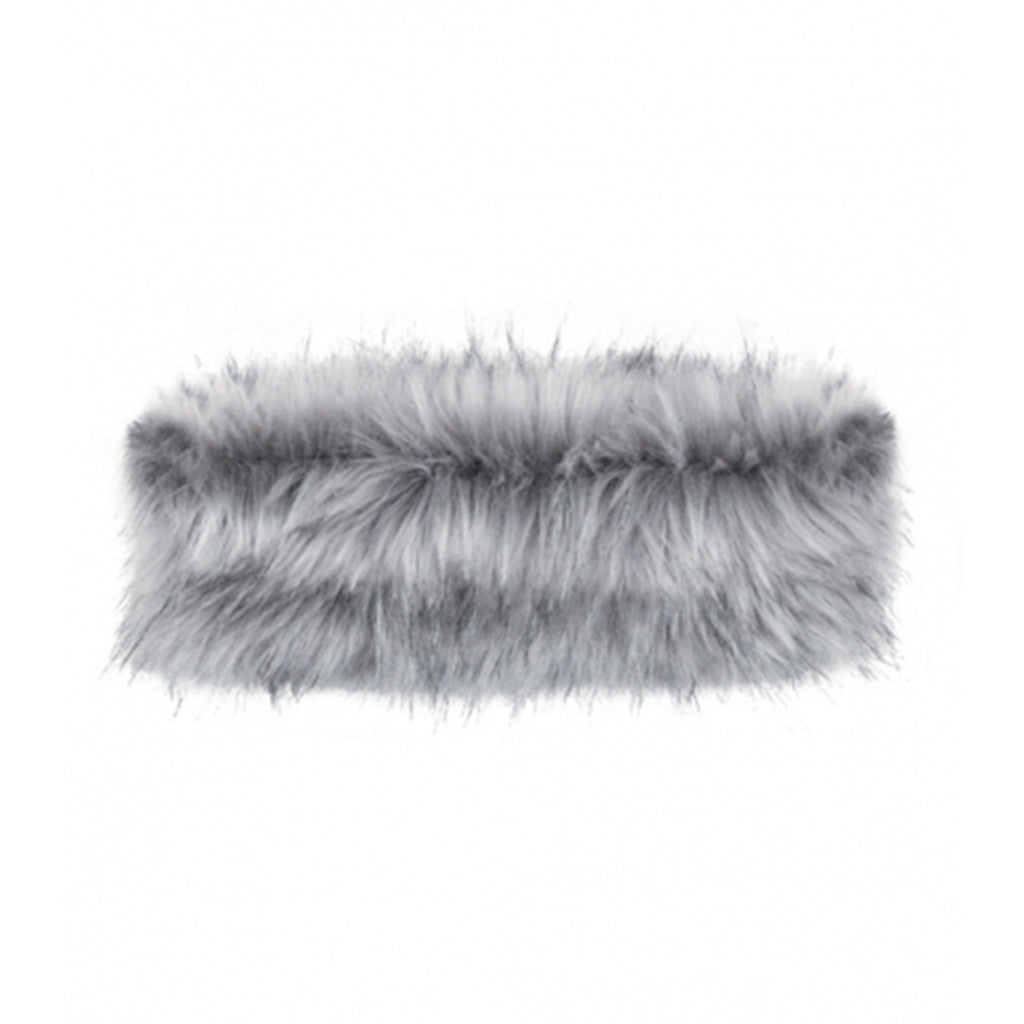 Grey Lynx Faux Fur Headband